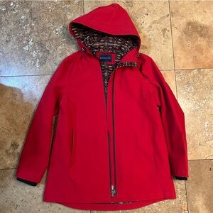 Women’s Pendleton Red Rain Coat Windbreaker Jacket size Medium